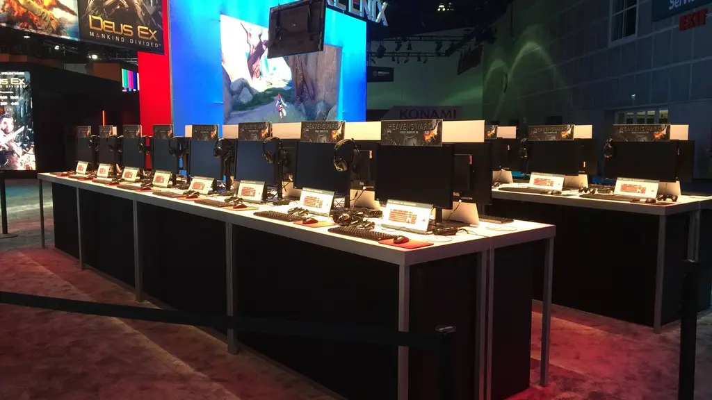 Square Enix E3 2015 conference room