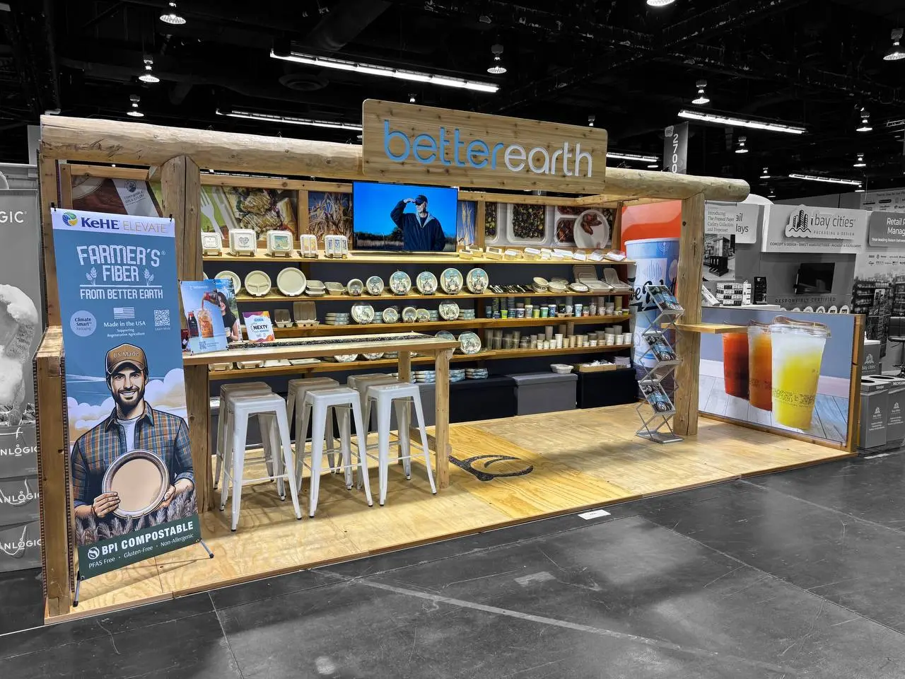 Better Earth 10×20 booth at NRA 2026