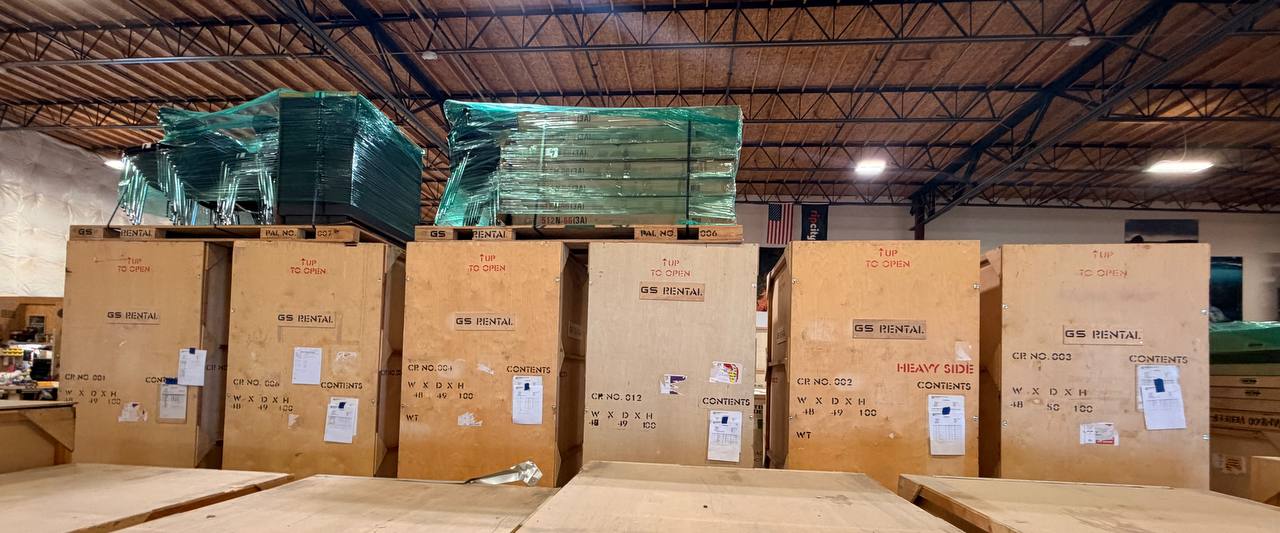 Greenspace rental exhibit equipment ready for your next show